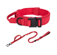 Thumbnail for Tactical Dog Collar & Leash Combo | Collar With Handle and Bungee Leash Set