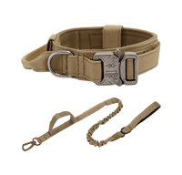Thumbnail for Tactical Dog Collar & Leash Combo | Collar With Handle and Bungee Leash Set