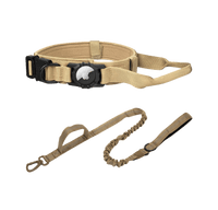 Thumbnail for Tactical Dog Collar & Leash Combo | Collar With Handle and Bungee Leash Set