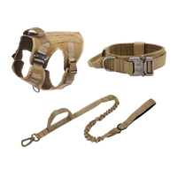 Thumbnail for Tactical Dog Harness, Collar & Leash Combo | Heavy Duty Set Made For Medium and Large Breeds
