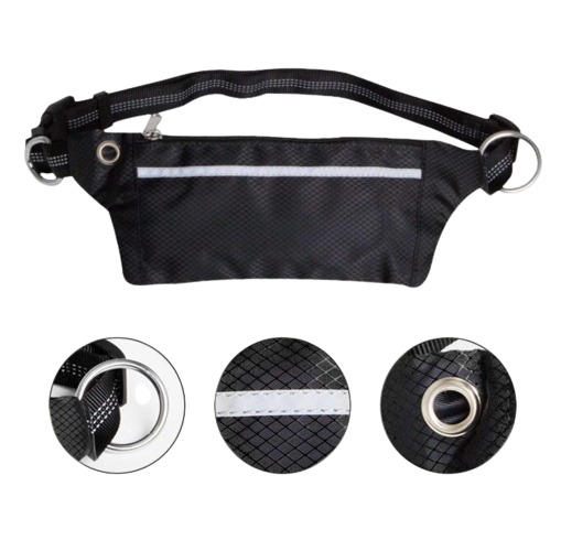 Hands Free Running Dog Leash with Dual Handles | Waist Belt, Pack and Bungee Leash