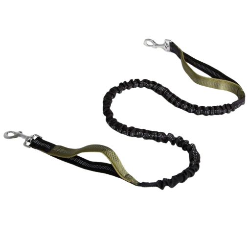 Hands Free Running Dog Leash with Dual Handles | Waist Belt, Pack and Bungee Leash