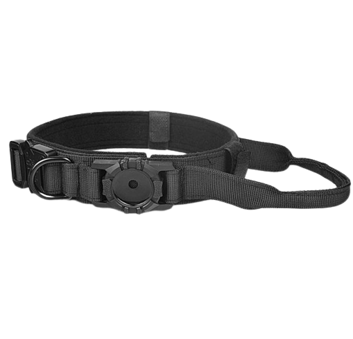 Tactical Harness, Tracking Tag Compatible Collar & Dog Leash Combo | Durable Construction Army Style Gear Set