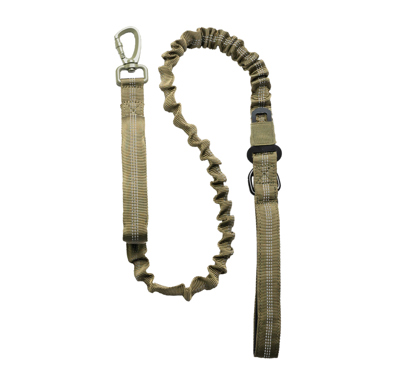 Lightweight Tactical Dog Leash With Dual Handles | Bungee Cord Leash | Built For Tugs, Built To Last
