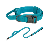 Thumbnail for Tactical Dog Collar & Leash Combo | Collar With Handle and Bungee Leash Set