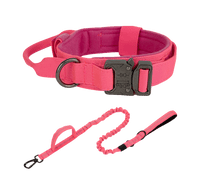 Thumbnail for Tactical Dog Collar & Leash Combo | Collar With Handle and Bungee Leash Set