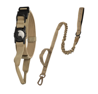 Thumbnail for Tactical Tracking Tag Compatible Dog Collar & Leash Combo | Tracking Compatible Collar and Tactical Leash Set