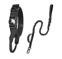 Thumbnail for Tactical Tracking Tag Compatible Dog Collar & Leash Combo | Tracking Compatible Collar and Tactical Leash Set