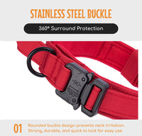 Thumbnail for Tactical Dog Collar With Handle | Heavy-Duty K-9 Collar For Medium to Large Breeds