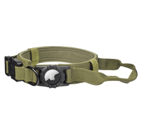 Thumbnail for Tactical Tracking Tag Compatible Dog Collar & Leash Combo | Tracking Compatible Collar and Tactical Leash Set