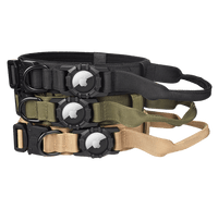 Thumbnail for Tactical Tracking Tag Compatible Dog Collar With Handle | Heavy Duty 1.5 Inch Made for Medium to Large Breeds
