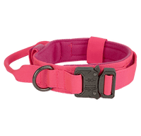 Thumbnail for Tactical Dog Collar & Leash Combo | Collar With Handle and Bungee Leash Set
