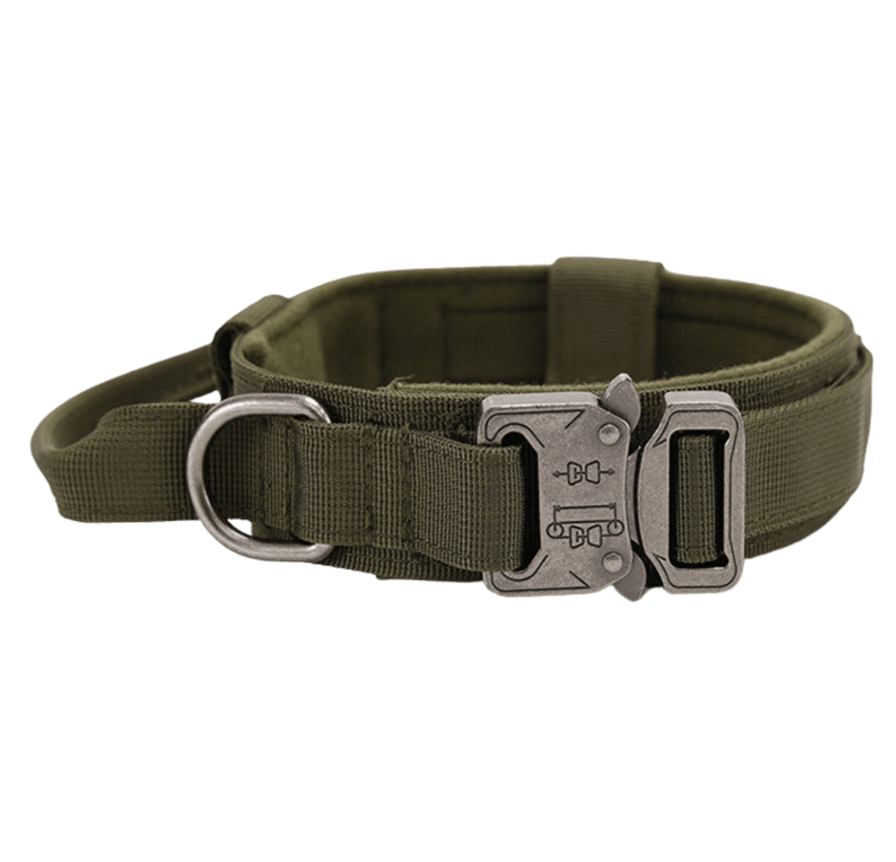 Tactical Dog Collar & Leash Combo | Collar With Handle and Bungee Leash Set