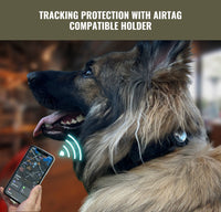 Thumbnail for Tactical Harness, Tracking Tag Compatible Collar & Dog Leash Combo | Durable Construction Army Style Gear Set
