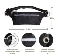 Thumbnail for Hands Free Running Dog Leash with Dual Handles | Waist Belt, Pack and Bungee Leash