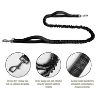 Thumbnail for Hands Free Running Dog Leash with Dual Handles | Waist Belt, Pack and Bungee Leash