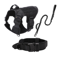 Thumbnail for Tactical Dog Harness, Collar & Leash Combo | Heavy Duty Set Made For Medium and Large Breeds