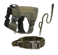 Thumbnail for Tactical Dog Harness, Collar & Leash Combo | Heavy Duty Set Made For Medium and Large Breeds