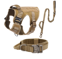 Thumbnail for Tactical Dog Harness, Collar & Leash Combo | Heavy Duty Set Made For Medium and Large Breeds