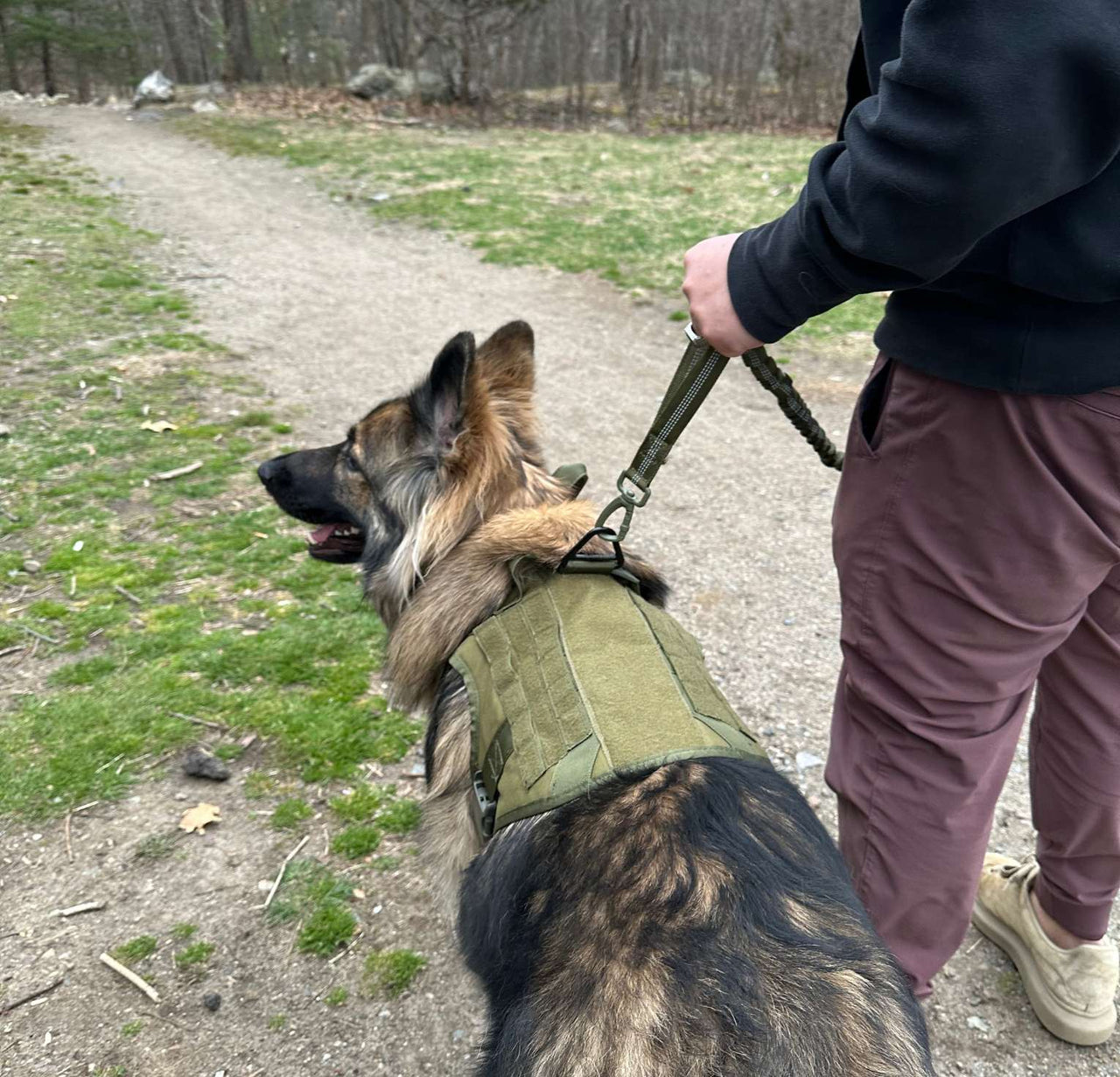 Tactical Dog Harness, Collar & Leash Combo | Heavy Duty Set Made For Medium and Large Breeds