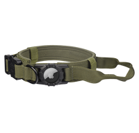 Thumbnail for Tactical Tracking Tag Compatible Dog Collar With Handle | Heavy Duty 1.5 Inch Made for Medium to Large Breeds