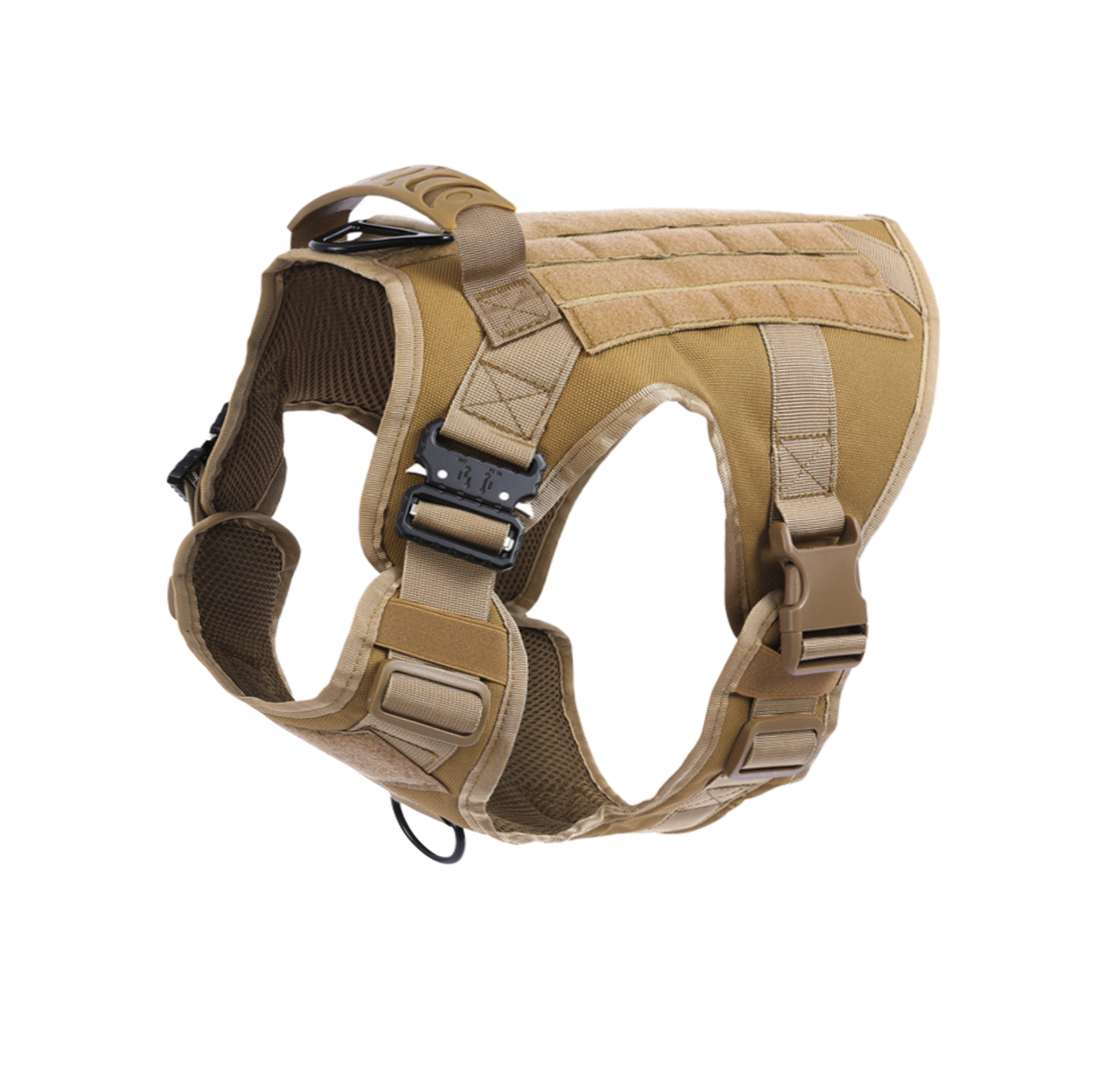 Tactical Dog Harness, Collar & Leash Combo | Heavy Duty Set Made For Medium and Large Breeds